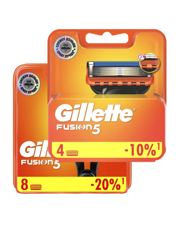 Сменные кассеты Gillette Fusion5 12 шт.